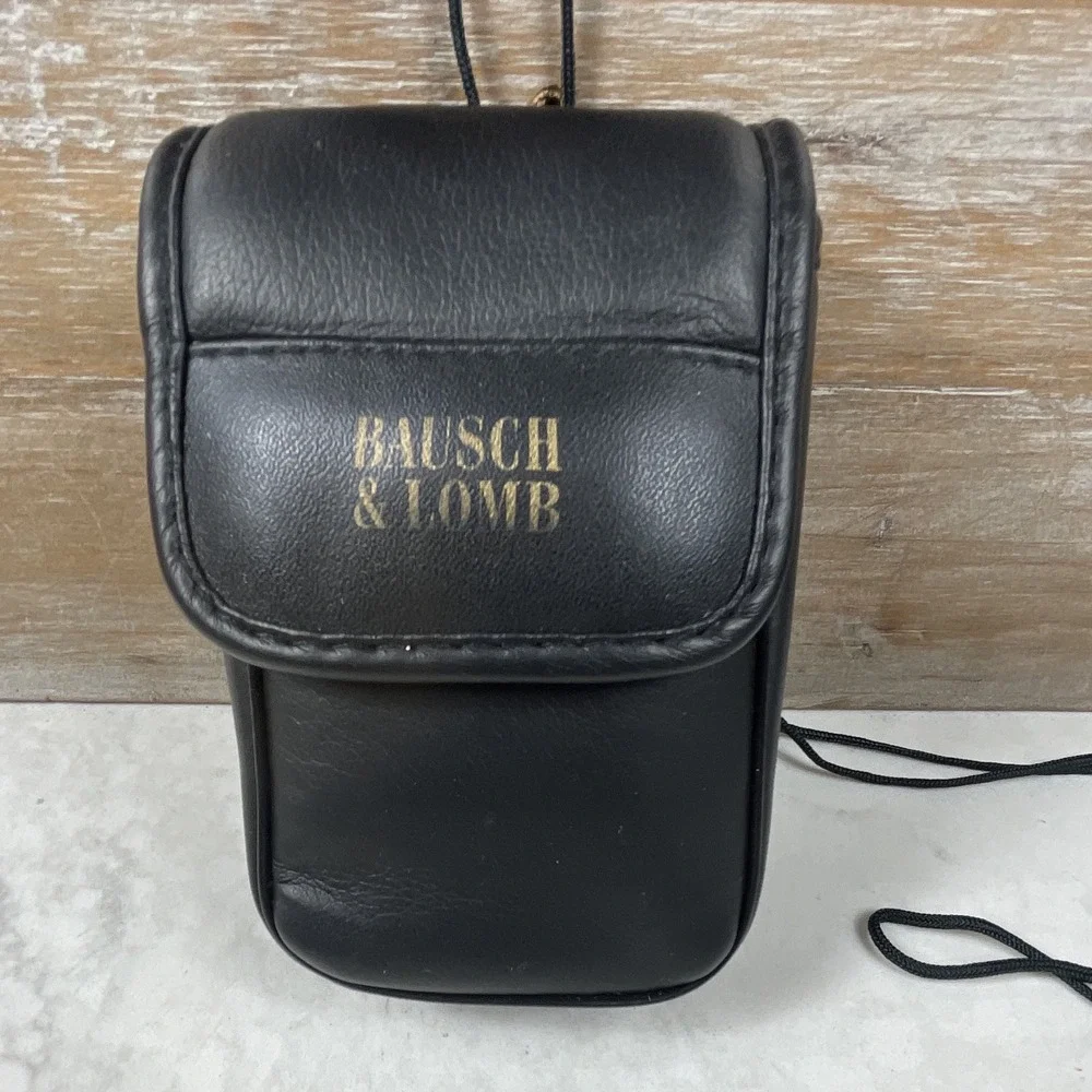 Bausch & Lomb 12x25 Compact Binoculars 12x Coated Roof Prism Black w/ Case